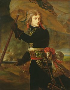 Napoleon I (1769-1821) på Arcole-broen